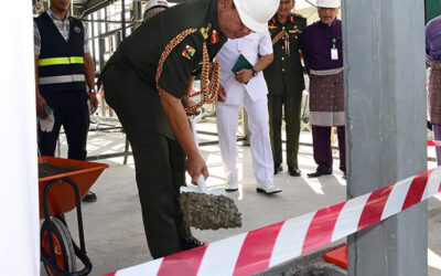 FOUNDATION LAYING CEREMONY FOR RBAF’S NEW RECRUITMENT OFFICE, BOLKIAH GARRISON