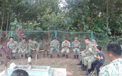 CLEANING CAMPAIGN AT KAMPONG PULAIE CEMETERY IN CONJUNCTION WITH THE 58th ROYAL BRUNEI ARMED FORCES ANNIVERSARY