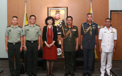 RBAF COMMANDER RECEIVES AN INTRODUCTORY CALL FROM THE AMBASSADOR OF THE PEOPLE’S REPUBLIC OF CHINA TO BRUNEI DARUSSALAM