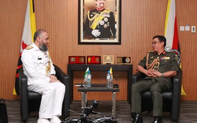 RBAF COMMANDER RECEIVES INTRODUCTORY CALL FROM DEFENCE ADVISER OF ISLAMIC REPUBLIC OF PAKISTAN