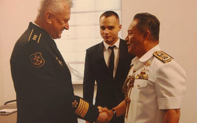 RBN COMMANDER ATTENDS RUSSIAN NAVY DAY AND MAIN NAVAL PARADE
