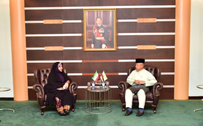 SECOND MINISTER OF DEFENCE RECEIVES INTRODUCTORY CALL FROM THE AMBASSADOR OF THE ISLAMIC REPUBLIC OF IRAN TO BRUNEI DARUSSALAM