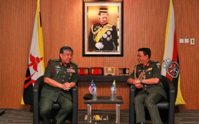 RBAF COMMANDER RECEIVES COURTESY CALL FROM CHIEF OF ARMY, MALAYSIAN ARMY