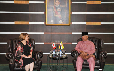SECOND MINISTER OF DEFENCE RECEIVES INTRODUCTORY CALL FROM THE HIGH COMMISSIONER OF CANADA TO BRUNEI DARUSSALAM