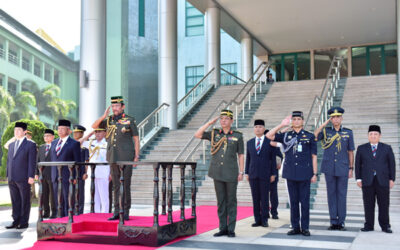 HIS MAJESTY THE SULTAN AND YANG DI-PERTUAN OF BRUNEI DARUSSALAM MADE A WORKING VISIT TO RBAF