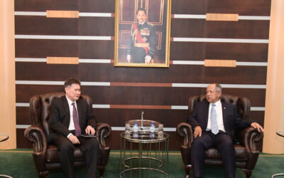 SECOND MINISTER OF DEFENCE RECEIVES COURTESY CALL BY SECRETARY GENERAL OF ASEAN