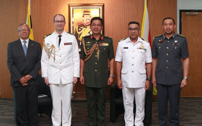 RBAF COMMANDER RECEIVES INTRODUCTORY CALL FROM FRANCE DEFENCE ATTACHÉ ACCREDITED TO BRUNEI DARUSSALAM