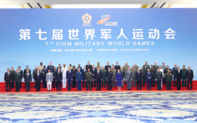 SECOND MINISTER OF DEFENCE MAKES JOINT CALL ON CHINESE PRESIDENT AT SIDELINES OF 7TH CISM MILITARY WORLD GAMES 2019
