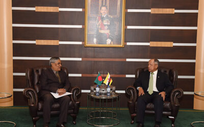 HIGH COMMISSIONER OF BANGLADESH IN BRUNEI DARUSSALAM PAID COURTESY CALL TO SECOND MINISTER OF DEFENCE