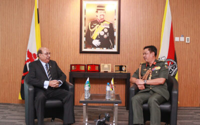 RBAF COMMANDER RECEIVES COURTESY CALL FROM THE NEW HIGH COMMISSIONER OF ISLAMIC REPUBLIC OF PAKISTAN TO BRUNEI DARUSSALAM