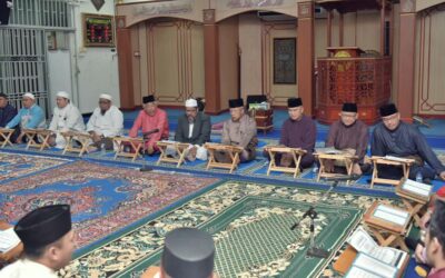​MINISTRY OF DEFENCE AND RBAF DELEGATION ATTENDS DIKIR MAULUD EVENT AT KAMPONG MENTIRI MOSQUE