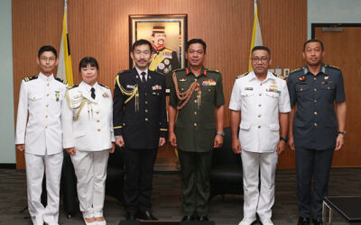 RBAF COMMANDER RECEIVES INTRODUCTORY CALL FROM THE DEFENCE ATTACHE OF JAPAN TO BRUNEI DARUSSALAM