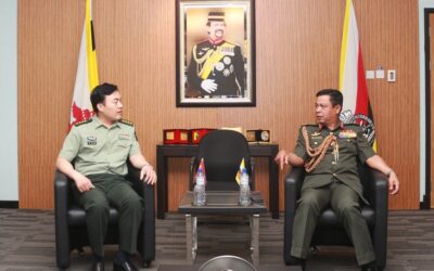 RBAF COMMANDER RECEIVES INTRODUCTORY CALL FROM THE DEFENCE ATTACHE OF THE PEOPLE’S REPUBLIC OF CHINA TO BRUNEI DARUSSALAM
