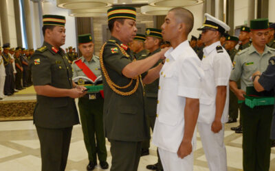 APPOINTMENT CEREMONY FOR THE 19th INTAKE OF OFFICER CADET SCHOOL, DEFENCE ACADEMY RBAF