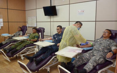 MINISTRY OF DEFENCE AND RBAF DONATE BLOOD TO RIPAS HOSPITAL BLOOD DONATION CENTRE