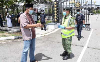RBAF PROVIDES SUPPORT DURING THE REOPENING OF MOSQUES, SURAUS AND PRAYER HALLS TO COMMENCE FRIDAY PRAYERS