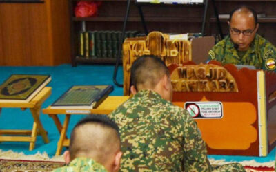 RBAF UNIFIL CONTINGENT MALBATT 850-7 COMMEMORATE RBAF 59th ANNIVERSARY WITH DOA KESYUKURAN