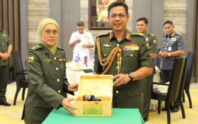 FAREWELL CEREMONY FOR RBAF COMMANDER AT DEFENCE ACADEMY RBAF