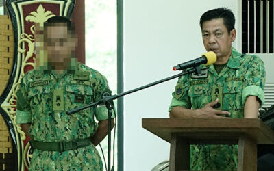 RBAF COMMANDER FAREWELL VISIT TO SPECIAL FORCE REGIMENT