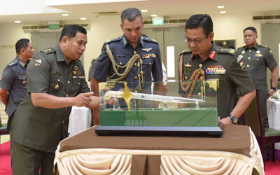 FAREWELL VISIT TO JOINT FORCE HEADQUARTERS AND MILITARY DIRECTORATES AND UNITS AT THE MINISTRY OF DEFENCE BY RBAF COMMANDER