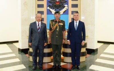 SECOND MINISTER OF DEFENCE RECEIVES FAREWELL CALL FROM OUTGOING RBAF COMMANDER