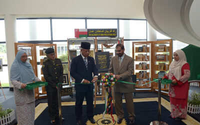 THE LAUNCH OF THE SULTANATE OF OMAN PUBLICATIONS SHELF AT THE DEFENCE ACADEMY LIBRARY, ROYAL BRUNEI ARMED FORCES