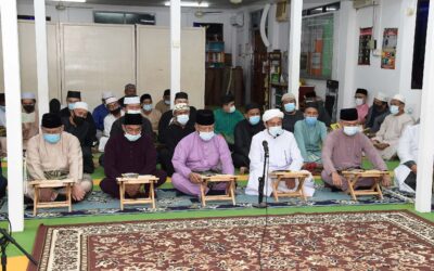 MINISTRY OF DEFENCE AND RBAF DELEGATION ATTENDS DIKIR MAULUD EVENT AT KAMPONG JUNJONGAN MOSQUE