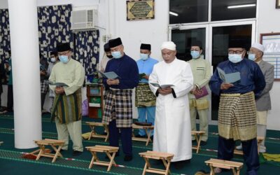 MINISTRY OF DEFENCE AND RBAF DELEGATION ATTENDS DIKIR MAULUD EVENT AT KAMPONG BANG DALAM MOSQUE