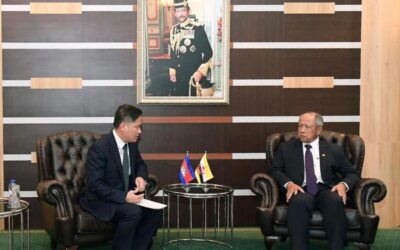 SECOND MINISTER OF DEFENCE RECEIVES INTRODUCTORY CALL BY NEW AMBASSADOR OF CAMBODIA TO BRUNEI DARUSSALAM