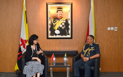 RBAF COMMANDER RECEIVES COURTESY CALL FROM THE AMBASSADOR OF THE PEOPLE’S REPUBLIC OF CHINA TO BRUNEI DARUSSALAM