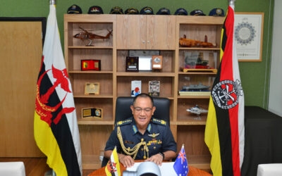RBAF COMMANDER CONVENED A VIDEO TELECONFERENCE WITH THE CHIEF OF THE DEFENCE FORCE, AUSTRALIAN DEFENCE FORCE