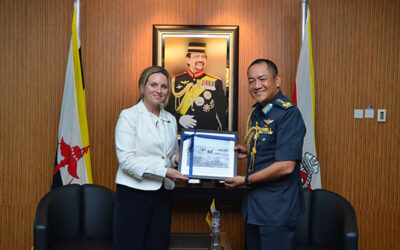 RBAF COMMANDER RECEIVES INTRODUCTORY CALL FROM THE AUSTRALIAN HIGH COMMISSIONER TO BRUNEI DARUSSALAM