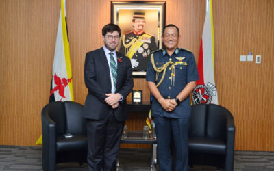 RBAF COMMANDER RECEIVES INTRODUCTORY CALL FROM THE BRITISH HIGH COMMISSIONER TO BRUNEI DARUSSALAM