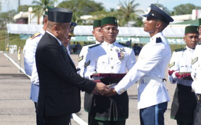 RBAF PASSING OUT PARADE OF THE 166th INTAKE MALE RECRUITS
