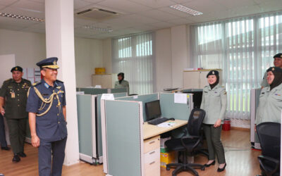 RBAF COMMANDER INTRODUCTORY VISIT TO GARRISON COMMANDER OFFICE