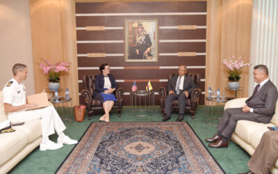 COURTESY CALL TO SECOND MINISTER OF DEFENCE BY CHARGÉ D’AFFAIRES AT THE UNITED STATES EMBASSY IN BRUNEI DARUSSALAM