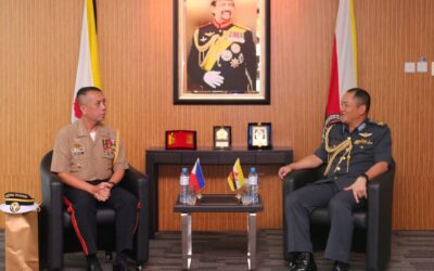 RBAF COMMANDER RECEIVES INTRODUCTORY CALL FROM THE DEFENSE AND ARMED FORCES ATTACHE REPUBLIC OF THE PHILIPPINES TO BRUNEI DARUSSALAM