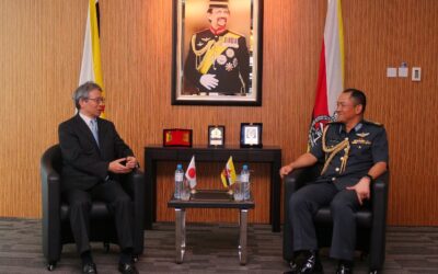 RBAF COMMANDER RECEIVES INTRODUCTORY CALL FROM THE AMBASSADOR OF JAPAN IN BRUNEI DARUSSALAM