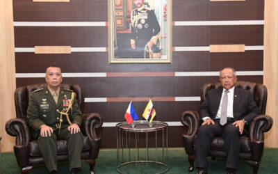 SECOND MINISTER OF DEFENCE RECEIVED AN INTRODUCTORY CALL FROM  THE DEFENSE AND ARMED FORCES ATTACHE REPUBLIC OF THE PHILIPPINES  TO BRUNEI DARUSSALAM