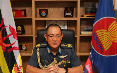 RBAF COMMANDER CONVENED A VIDEO CONFERENCE WITH COMMANDER-IN-CHIEF OF THE ROYAL CAMBODIAN ARMED FORCES