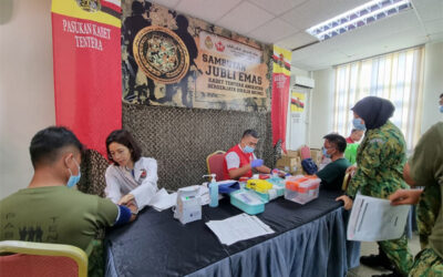 BLOOD DONATION CAMPAIGN IN CONJUCTION WITH GOLDEN JUBILEE BRUNEI CADET FORCE (BCF)