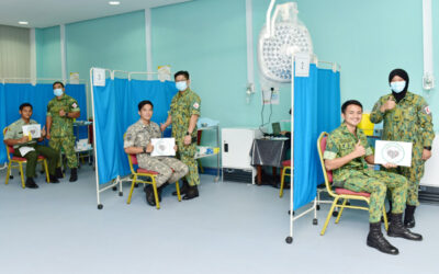 NATIONAL COVID-19 VACCINATION PROGRAMME FOR MINDEF/RBAF BEGINS AT BOLKIAH GARRISON