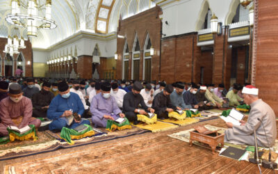 HIS ROYAL HIGHNESS THE CROWN PRINCE ATTENDS A THANKSGIVING CEREMONY IN CONJUNCTION WITH RBAF DIAMOND JUBILEE CELEBRATION