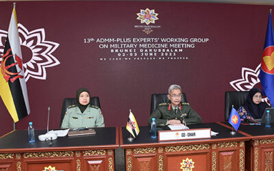 THE 13th ADMM-Plus EXPERTS’ WORKING GROUP ON MILITARY MEDICINE UNDER BRUNEI DARUSSALAM AND AUSTRALIA CO-CHAIRMANSHIP CONVENED VIRTUALLY