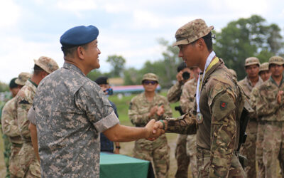 PRIZE GIVING AND CLOSING CEREMONY OF THE SHOOTING COMPETITION BRITISH FORCE BRUNEI SKILLS AT ARMS MEET 2021