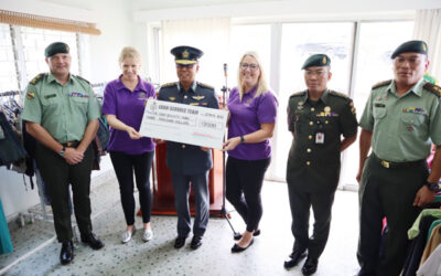 BRITISH LOAN SERVICE COMMUNITY SHOP DONATES TO THE RBAF CHARITY FUND