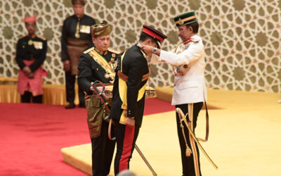 HIS MAJESTY THE SULTAN AND YANG DI-PERTUAN OF BRUNEI DARUSSALAM CONFERRED STATE DECORATIONS