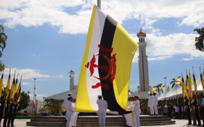FLAG LOWERING CEREMONY TO CONCLUDE HIS MAJESTY’S 75TH BIRTHDAY CELEBRATION