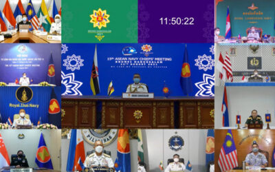 ROYAL BRUNEI NAVY (RBN) HOSTED THE 15TH ASEAN NAVY CHIEFS’ MEETING VIRTUALLY