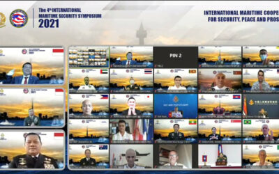 COMMANDER ROYAL BRUNEI NAVY ATTENDS THE 4th INTERNATIONAL MARITIME SECURITY SYMPOSIUM 2021 VIRTUALLY